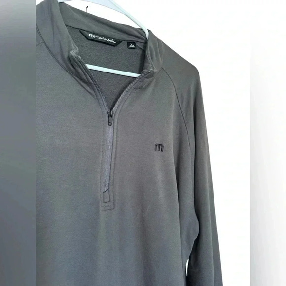 Travis Mathew Men's Networking Mood Indigo Quarter Zip Size L - Picture 4 of 14